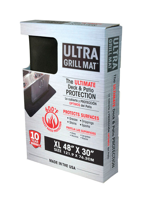 DiversiTech Grill 30 in. W X 48 in. L Black Rubber Utility Mat (Pack of 4)