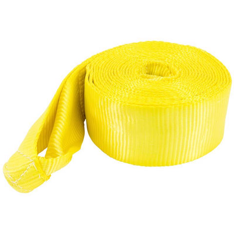 Eslinga amarilla de rescate para vehículos Keeper de 4 pulg. de ancho x 30 pies de largo, 20 000 lb, 1 ud.