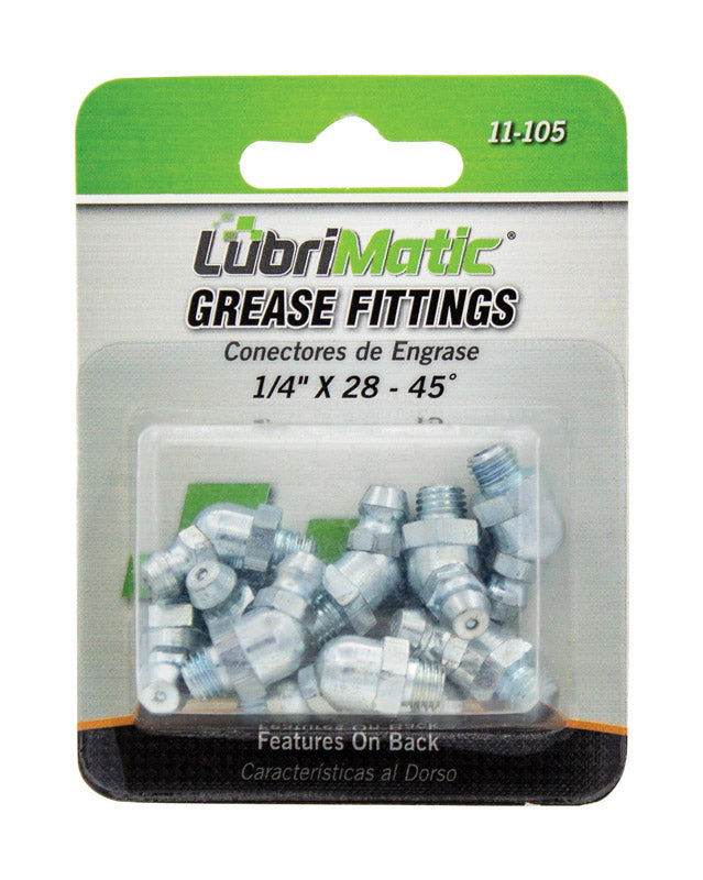 LubriMatic 45 degree Grease Fittings 10 pk