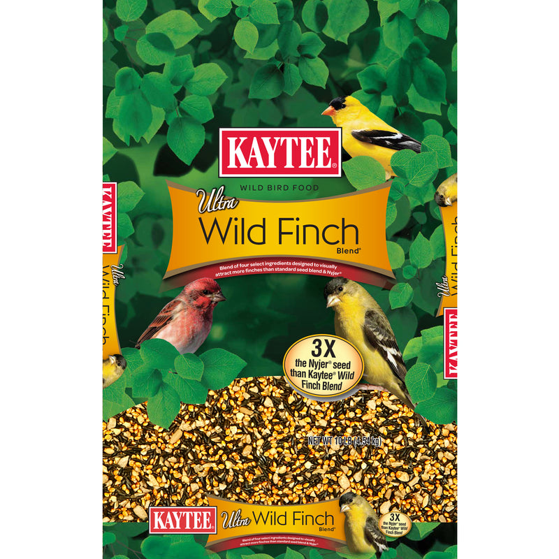 Kaytee Ultra Wild Finch Blend Wild Bird Food 10 lb (Pack of 4)