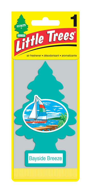 Little Trees Bayside Breeze Scent Car Air Freshener Solid 1 pk (Pack of 24)