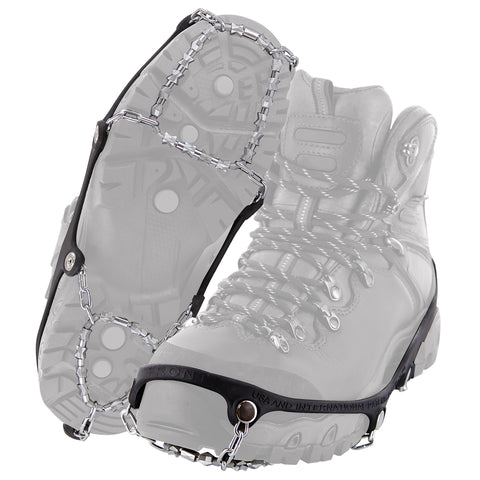 Yaktrax Diamond Grip Unisex Rubber/Steel Snow and Ice Traction Black XL Waterproof 1 pair