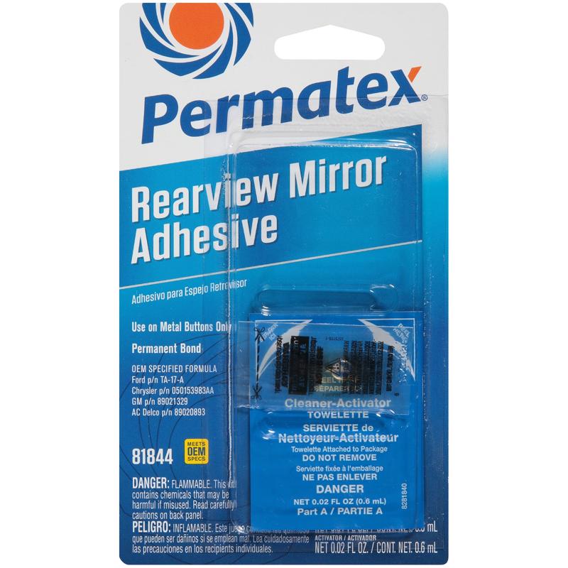 Permatex Automotive Mirror Adhesive Liquid 0.01 oz (Pack of 12)