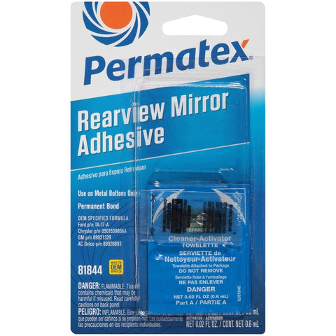 Permatex Automotive Mirror Adhesive Liquid 0.01 oz (Pack of 12)