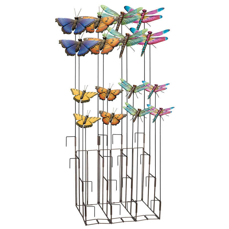 Regal Art & Gift Assorted Metal 36.5 in. H X 9.5 in. L X 4.24 in. W Butterfly/Dragonfly Outdoor Gard (Pack of 16)