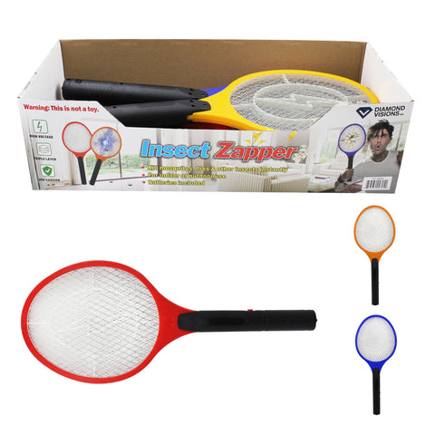 Diamond Visions Indoor and Outdoor Insect Racket Zapper (Pack of 6)
