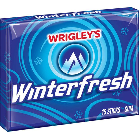 Wrigley's Winterfresh Chewing Gum 15 pc (Pack of 10)