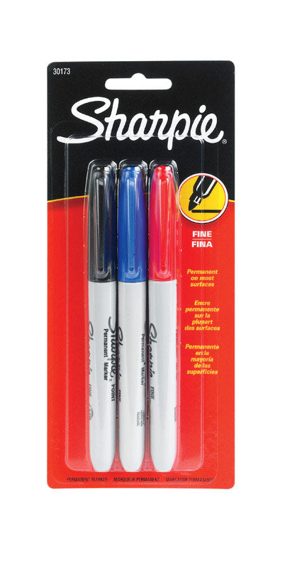 Sharpie Assorted Fine Tip Permanent Marker 3 pk (Pack of 6)
