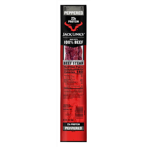 Jack Link's Jumbo Peppered Beef Steak 2 oz Packet (Pack of 12)