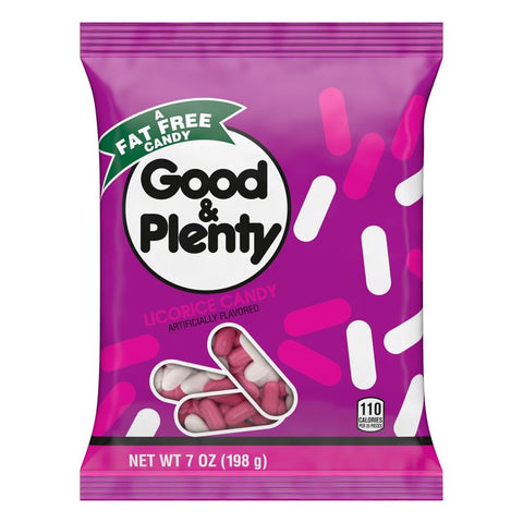 Good & Plenty Licorice Candy 7 oz (Pack of 12)