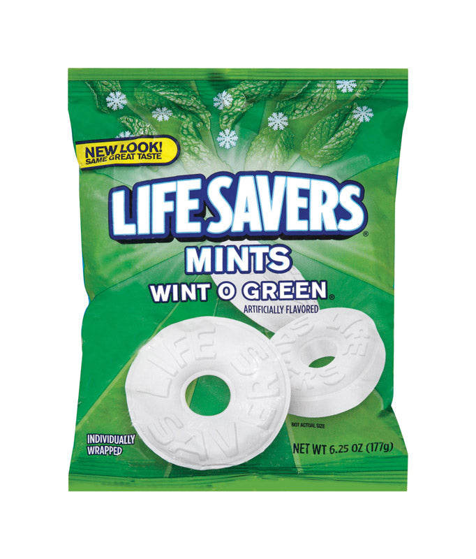 Life Savers Wint O Green Mints 6.25 oz (Pack of 12)