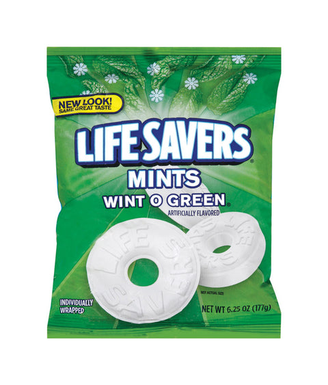 Life Savers Wint O Green Mints 6.25 oz (Pack of 12)