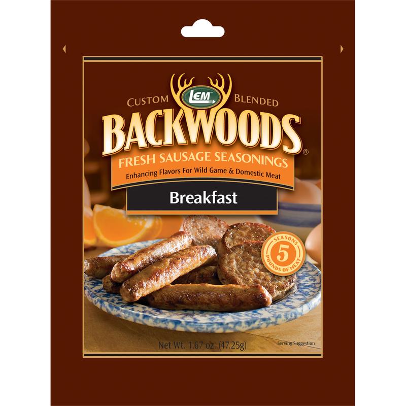 LEM Backwoods Breakfast Sausage 1.67 oz Boxed (Pack of 6)