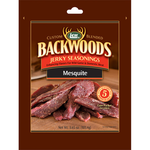LEM Backwoods Mesquite Jerky Seasoning 3.65 oz Bagged (Pack of 6)