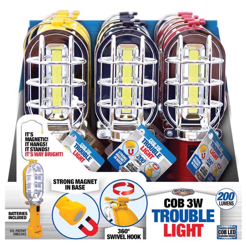 Blazing LEDz 240 lm Assorted LED COB Trouble Light (Pack of 12)