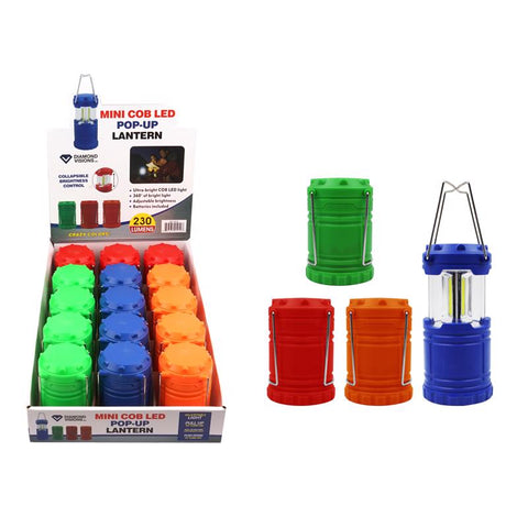 Diamond Visions 220 lm Assorted LED Extendable Lantern (Pack of 15)