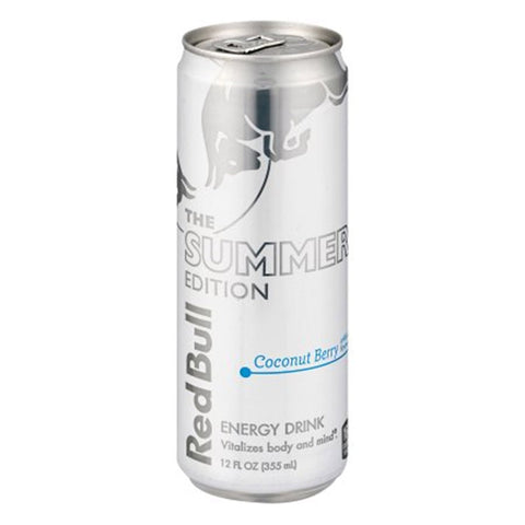 Red Bull Summer Edition Coconut Berry Energy Drink 12 oz (Pack of 24)