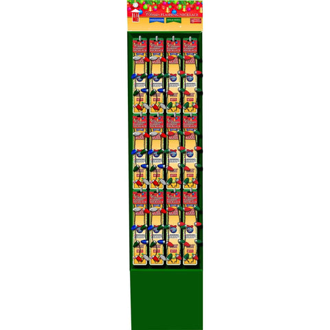 Magic Seasons Classic Bulb Christmas Flashing Necklace Plastic 1 pk (Pack of 96)