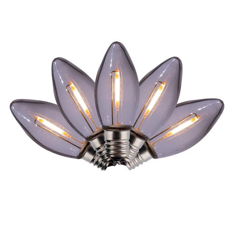Holiday Bright Lights LED C9 Warm White 25 ct Replacement Christmas Light Bulbs