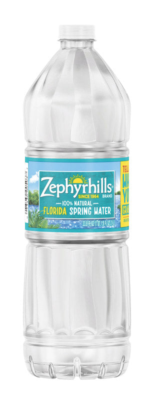 Nestle Waters Zephyrhills Natural Spring Water 1 L 1 pk (Pack of 15)