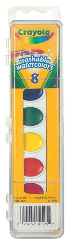 Pinturas de acuarela lavables Crayola surtidas