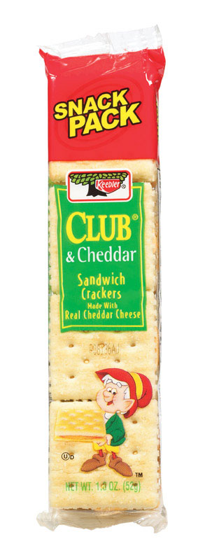 Keebler Club and Cheddar Crackers 1.8 oz Pouch (Pack of 12)