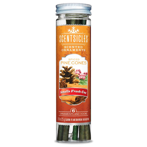 Scentsicles Green Spiced Pinecone Ornament (Pack of 12)