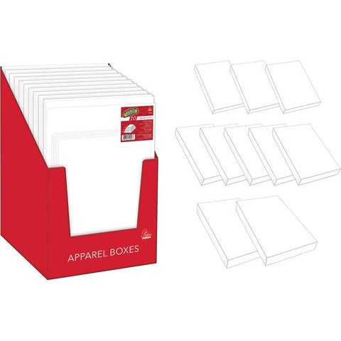Paper Images White Apparel Gift Box (Pack of 10)