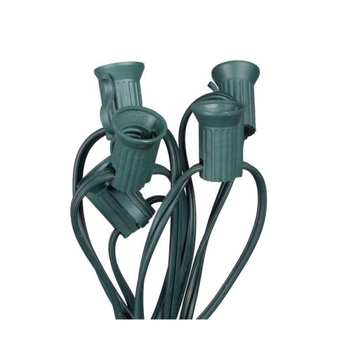 Holiday Bright Lights LED C7 String Socket Light Cord on Reel 500 ft.