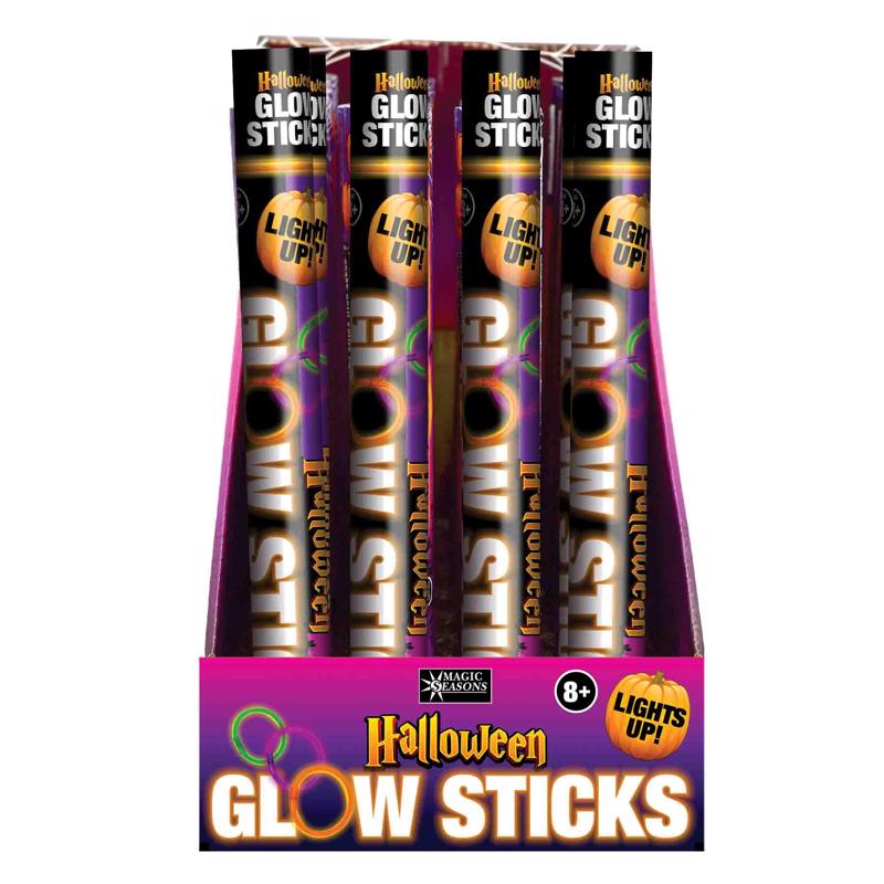 Magic Seasons Halloween Glow Sticks Assorted 8 pc (Pack of 24)