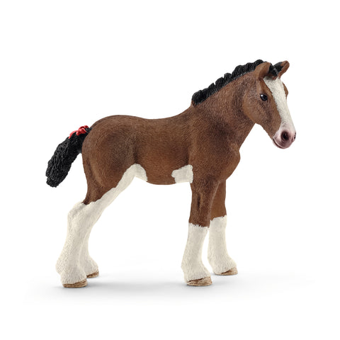 Schleich Farm World Clydesdale Foal Toy Brown/White (Pack of 5)