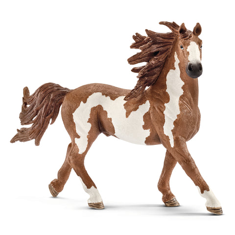Schleich Farm World Pinto Stallion Toy Brown/White (Pack of 5)