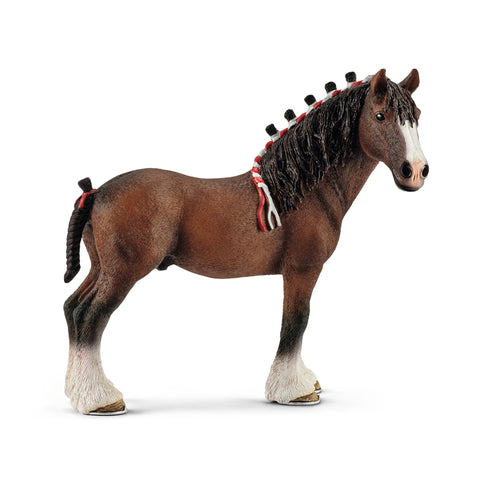 Schleich Farm World Clydesdale Gelding Toy Brown (Pack of 5)