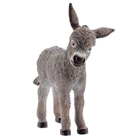 Schleich Farm World Donkey Foal Toy Black/White (Pack of 5)