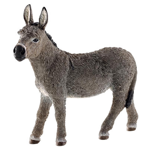 Juguete de burro Schleich Farm World negro/blanco (paquete de 5)