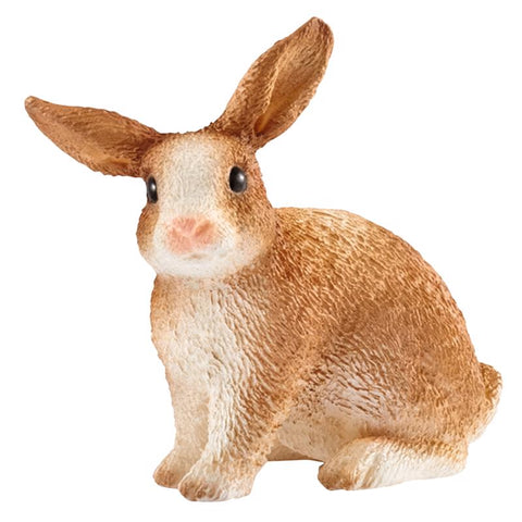 Schleich Farm World Rabbit Toy Brown/White (Pack of 5)