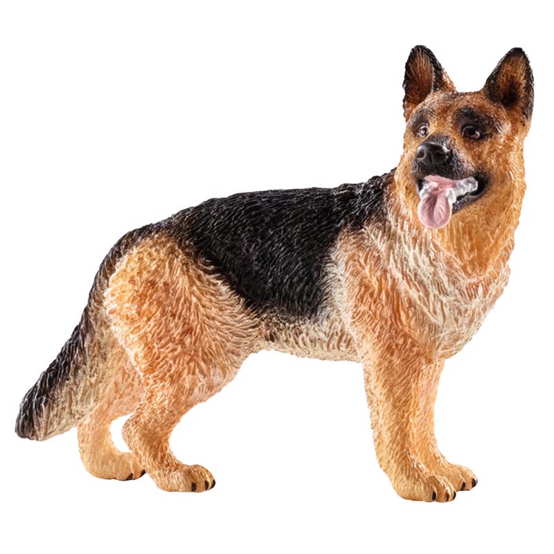 Schleich Farm World German Shepherd Dog Toy Black/Brown (Pack of 5)