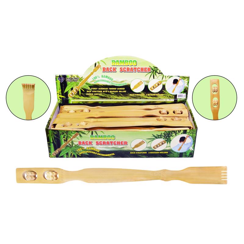 Diamond Visions Massager Back Scratcher Bamboo 1 pk (Pack of 36)