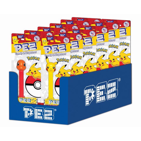 PEZ Pokemon Fruit Candy and Dispenser 0.87 oz (Pack of 12)
