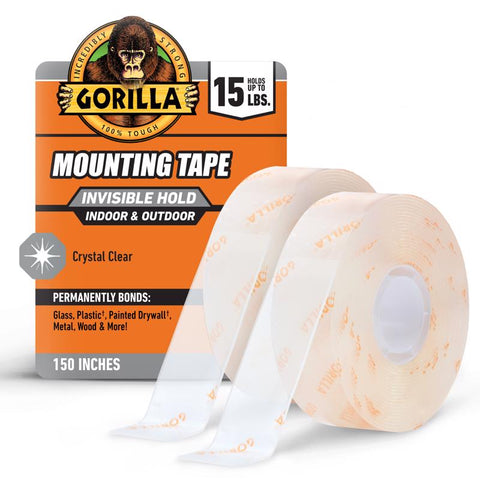 Gorilla 150 in. L X 1 in. W Double-Sided Mounting Tape (Pack of 6)