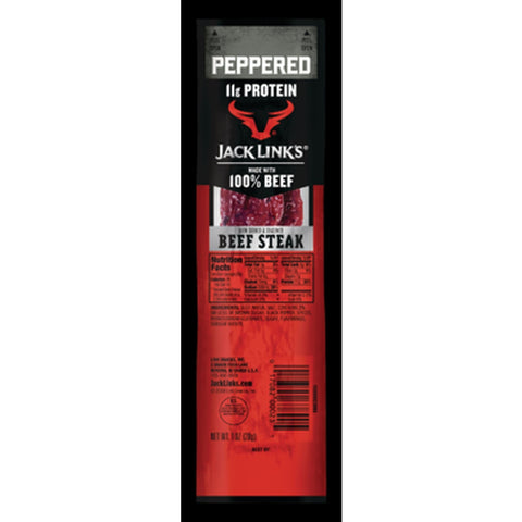 Jack Link's Peppered Beef Steak 1 oz Packet (Pack of 12)