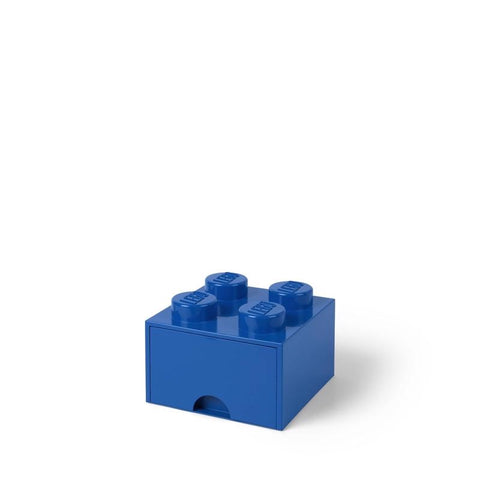 Cajón de almacenamiento LEGO en forma de ladrillo azul, 2 uds. (paquete de 6)