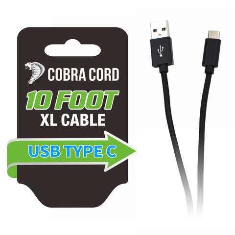 Diamond Visions Cobra Cord USB Type C Charging Cable 1 pk (Pack of 12)