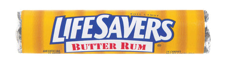 Life Savers Butter Rum Hard Candy 1.14 oz (Pack of 20)