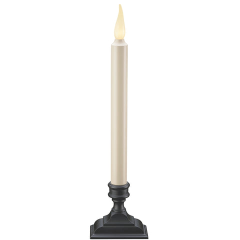 Xodus Innovations Affinity LED Aged Bronze Taper Warm Flame Candle 12.63 in.