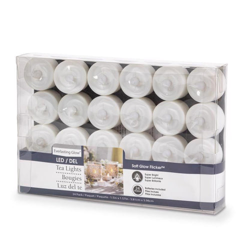 Vela LED parpadeante sin llama, blanca e inodora, Gerson Everlasting Glow