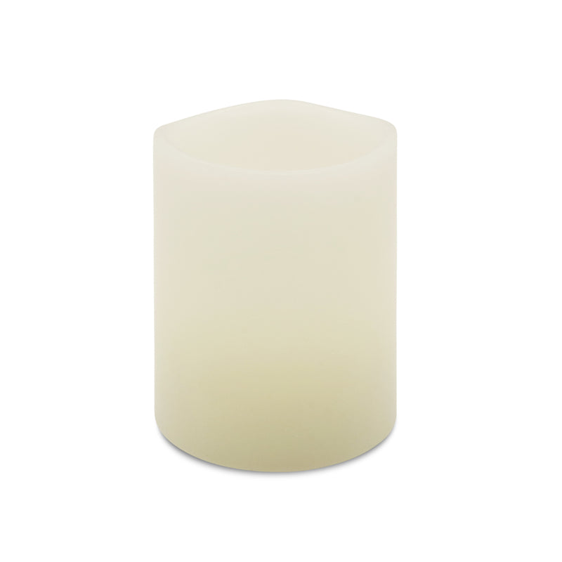 Gerson Everlasting Glow Ivory Vanilla Honey Scent Pillar Flameless Flickering Candle (Pack of 6)