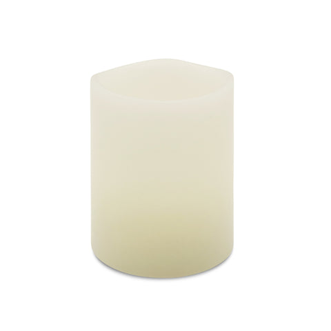 Gerson Everlasting Glow Ivory Vanilla Honey Scent Pillar Flameless Flickering Candle (Pack of 6)