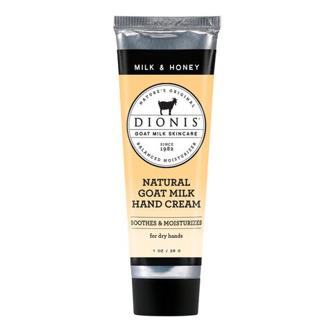 Dionis Goat Milk Skincare Milk & Honey Scent Hand Cream 1 oz 1 pk (Pack of 8)