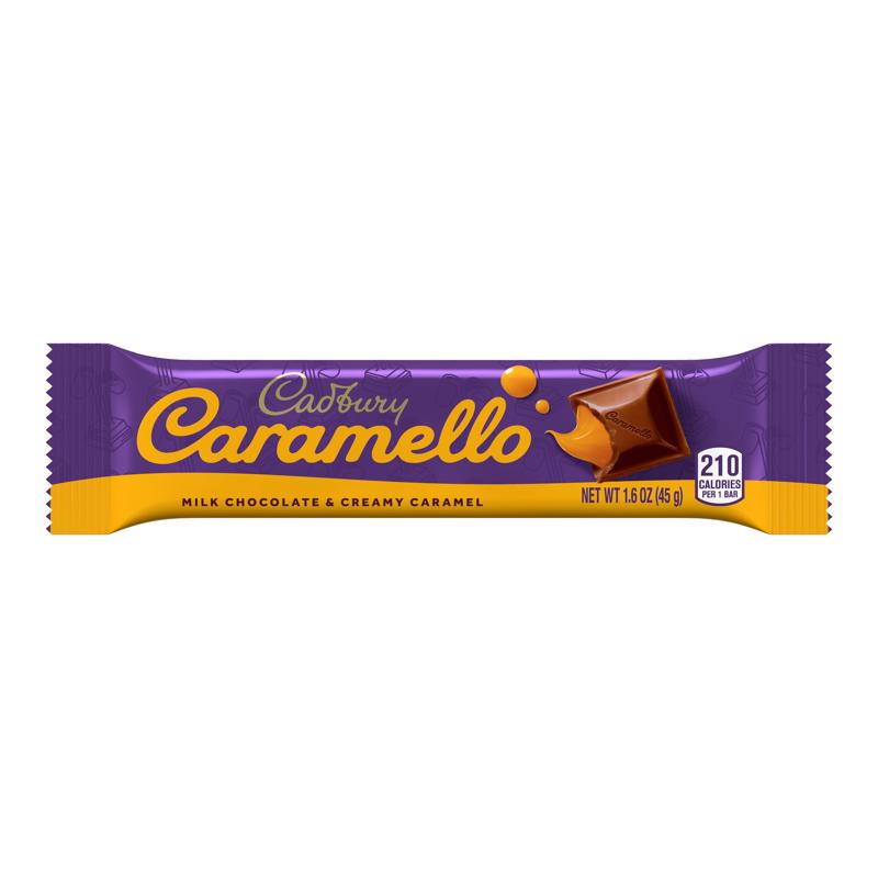 Cadbury Caramello Chocolate/Caramel Candy Bar 1.6 oz (Pack of 18)